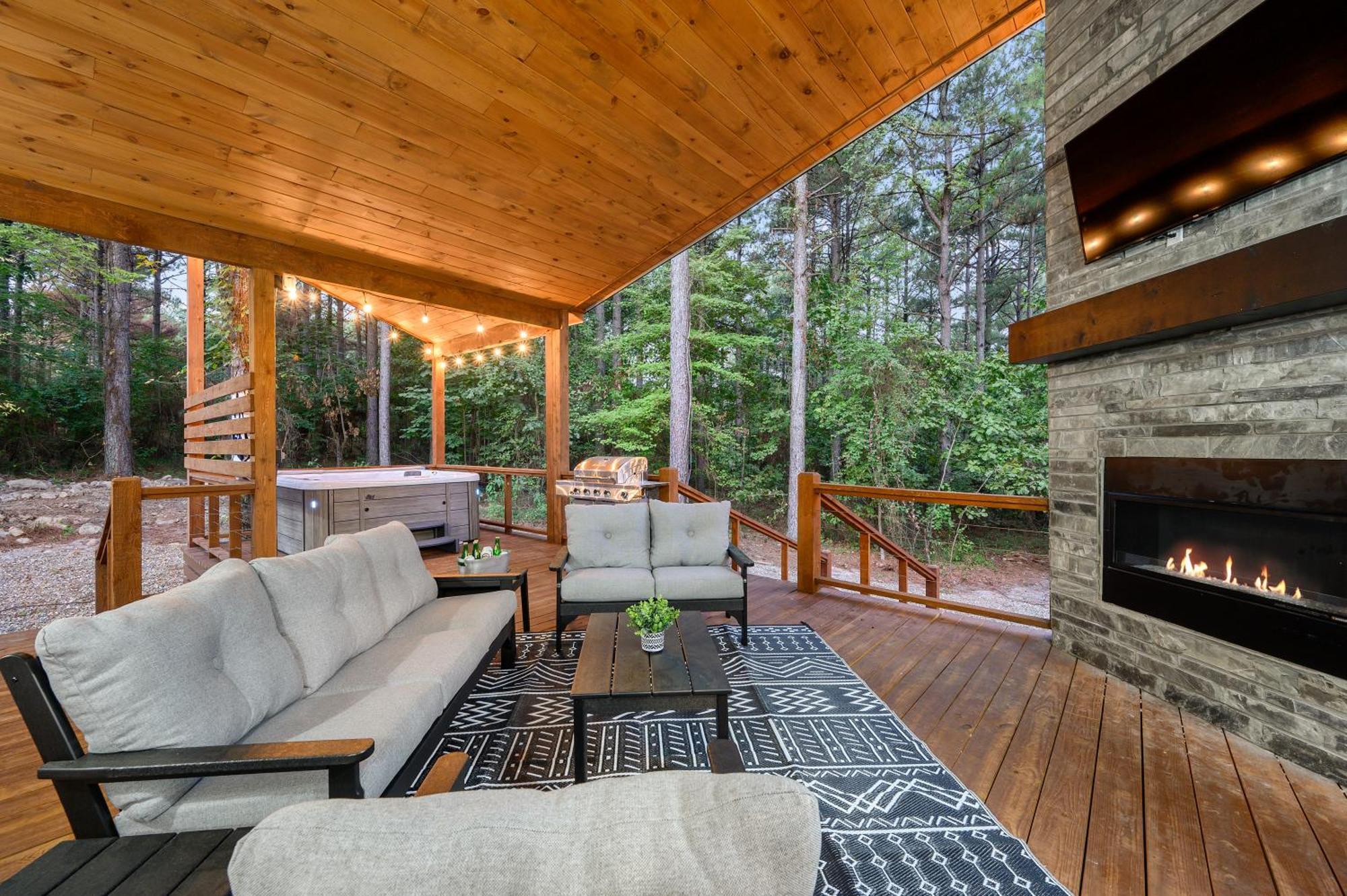 Two Knights Luxury Cabin Broken Bow Ngoại thất bức ảnh